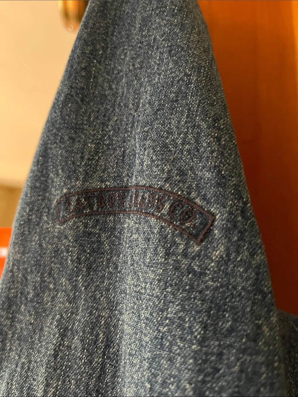 Women’s Lauren Jeans Co. Ralph Lauren jeans denim pea coat petite medium - Picture 10 of 10